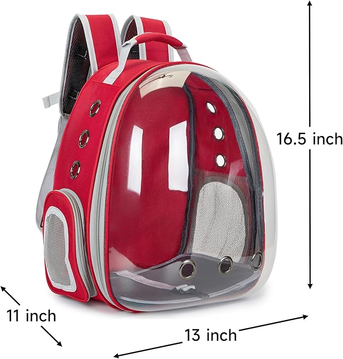 Cat Bubble Backpack Carrier for Small Medium Dogs Cats Carrying Bag, Airline - Image 7