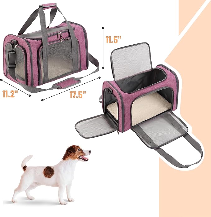 Mr. Pen- Pet Carrier, Soft-Sided Cat & Dog Carrier, Bag - Image 2