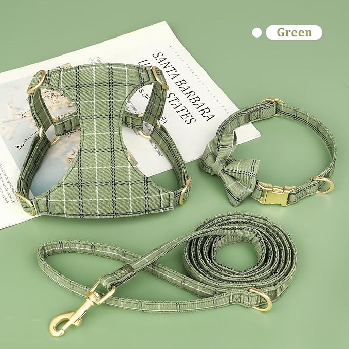 Beirui Cute Small Dog Harness Collar and Leash Set - Image 2