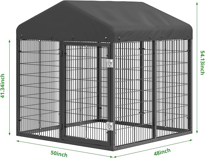 Large Outdoor Dog Enclosure, Heavy Duty Dog Cage - Image 2
