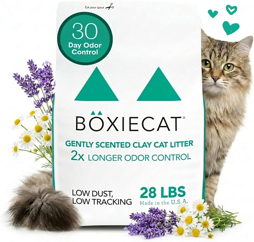 Boxie Premium Scented Clumping Cat Litter 30+ Day Odor Control 16 lb
