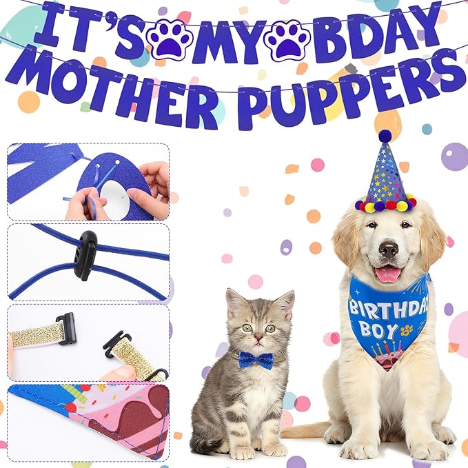 Dog Birthday Decorations, Dog Birthday Hat - Image 7