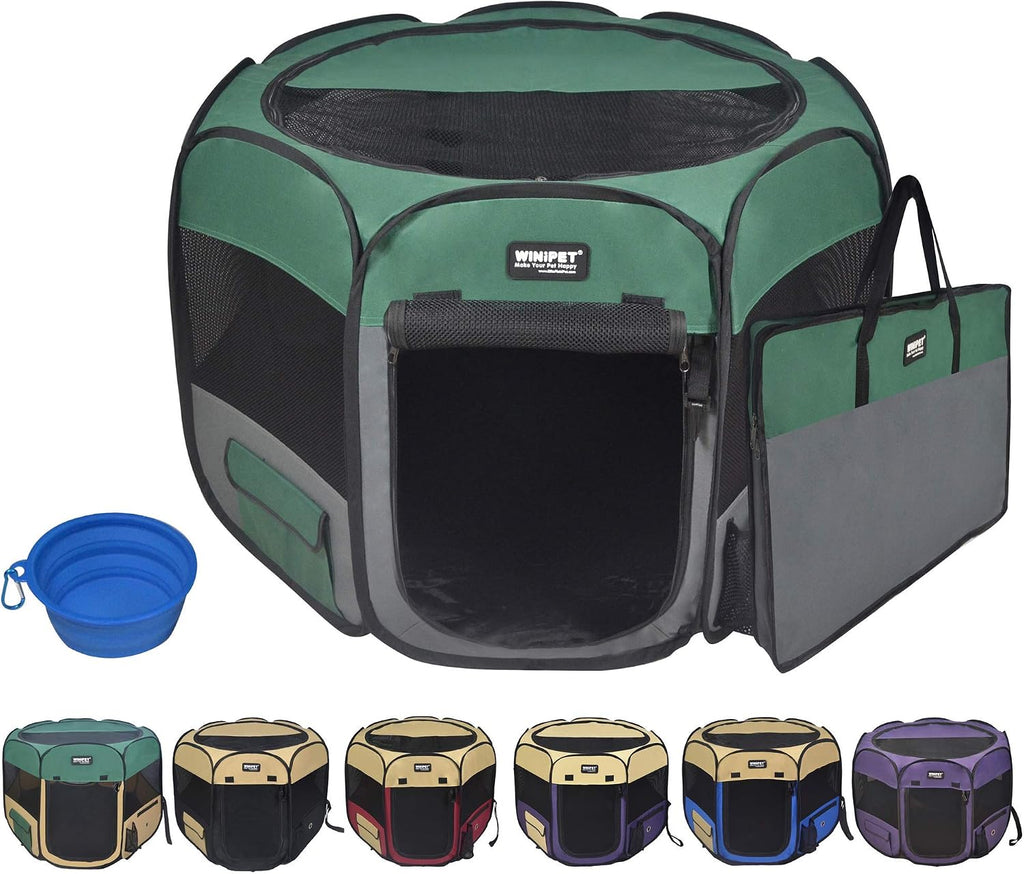 EliteField 2-Door Soft Pet Playpen for Dogs and Cats (2-Year Warranty)