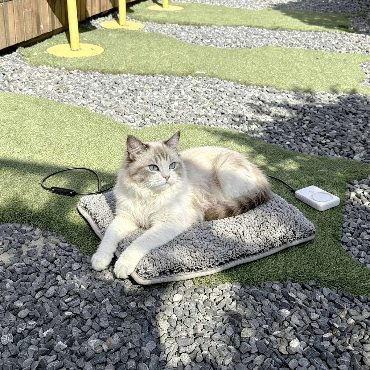 5V USB Pet Heating Pad Ultra-Soft, Adapter, Dual-Sensor Safety