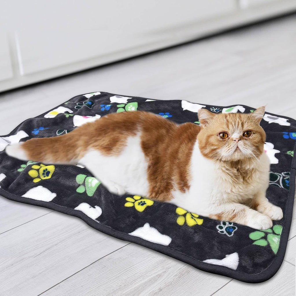 Rezutan Dog Blanket for Medium Dogs 3 Pack Premium Soft Puppy & Cat