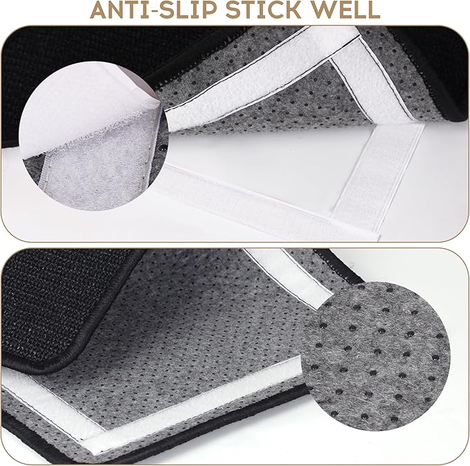 Black Cat Scratching Mat Sisal, 2 Packs Sisal Fabric Large Cat Scratching Pad - Image 3