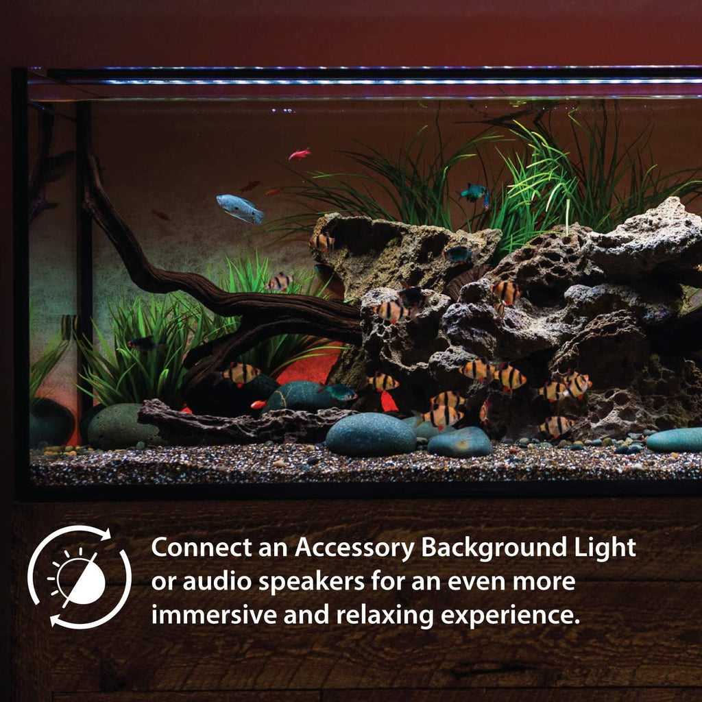 Current USA 36-48" Inch Satellite Freshwater LED Plus Full Spectrum RGB+W Light for Aquariums | Wireless 24 Hour Remote Control Fish Tank Lighting (4507)