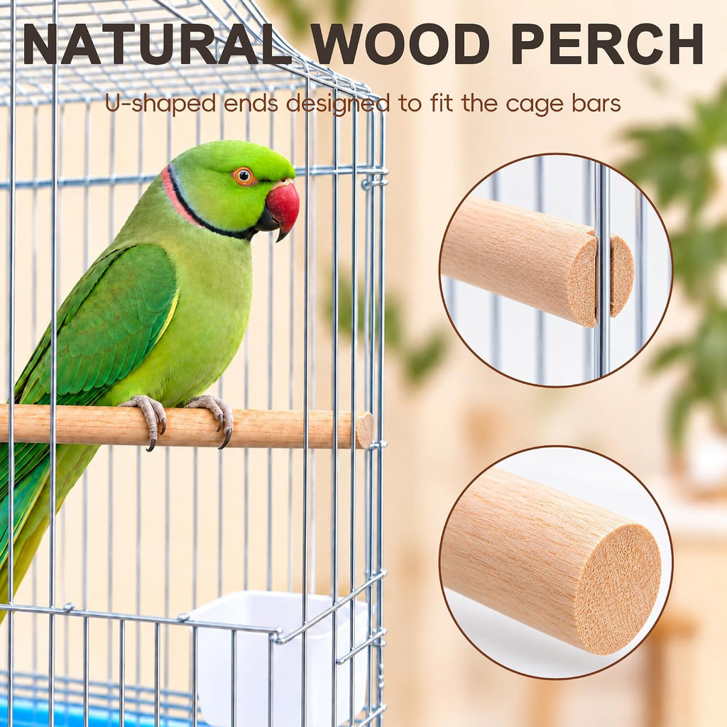 Small Bird Cage, Lightweight Foldable Hanging Cage with Removable Tray