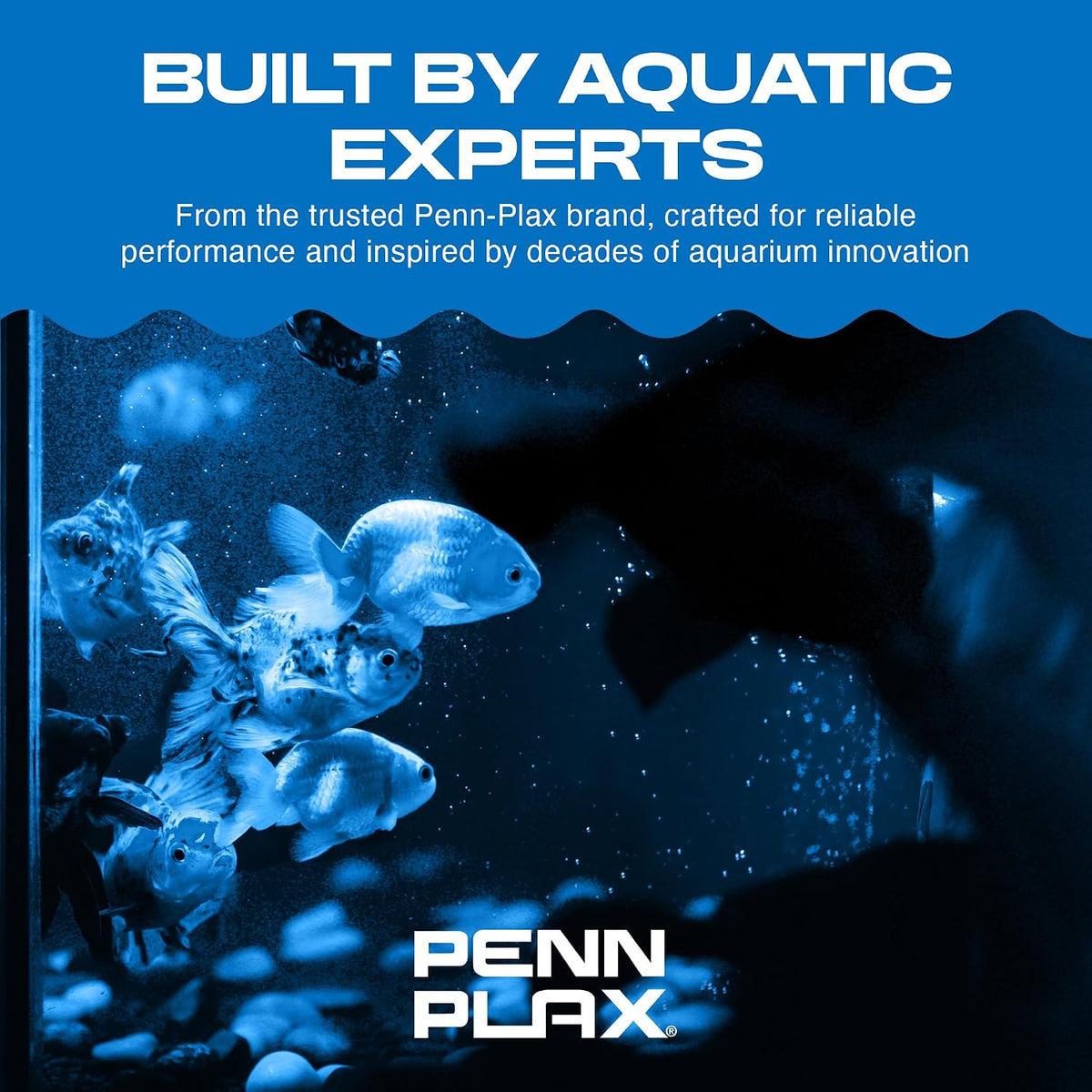 Penn-Plax Undergravel Aquarium Filter for 20 (Long) - 29 Gallon Tanks – Two 14” x 11.1” Plates – Under Gravel System for Clear, Clean Water – Safe for Freshwater and Saltwater Tanks