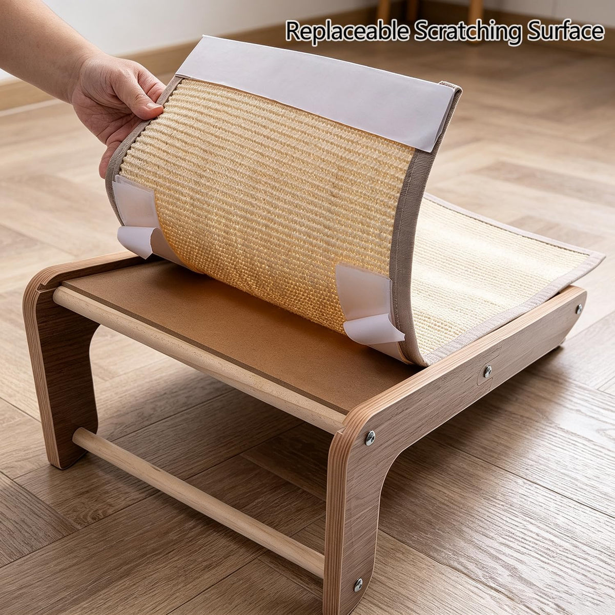 Sisal Cat Scratcher Ramp for Indoor Cats