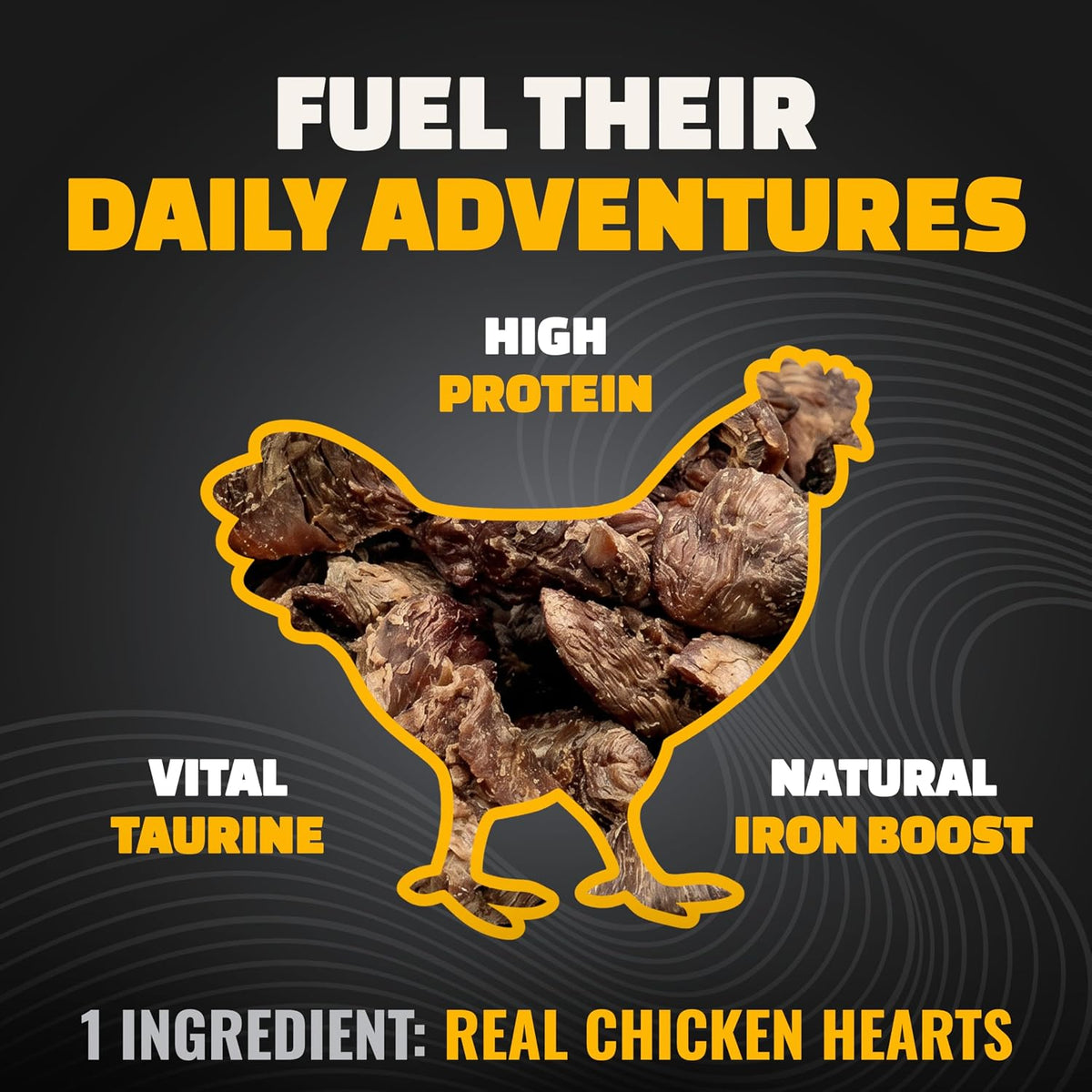 Girl With The Dogs, Lupa LUS Freeze Dried Chicken Heart Treats, 5 oz