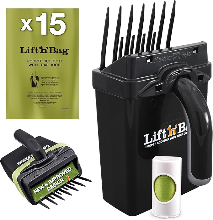 Neater Pet Brands Lift N’ Bag 2.0 Dog Pooper Scooper by NeaterPetBrands