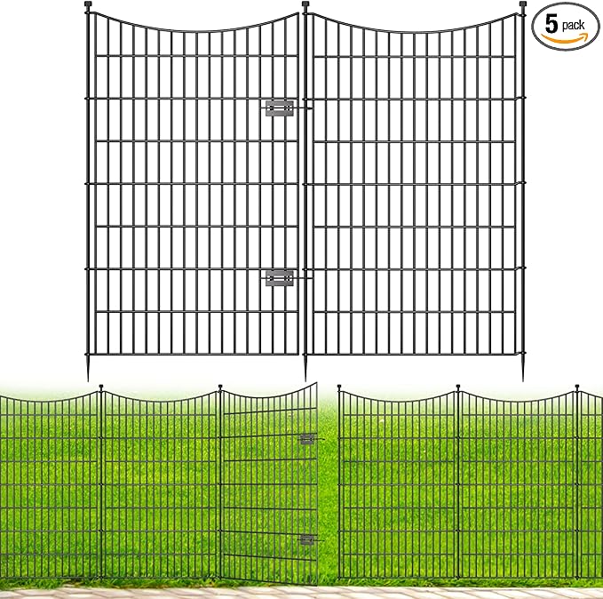 5 Panels Decorative Garden Fence by OutdoorFence