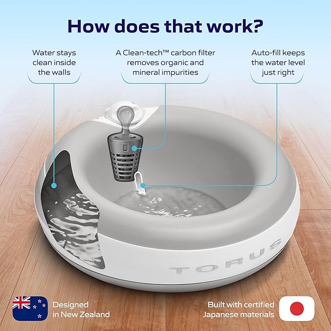 Filtered Portable Dog Water Dispenser, 2L / 68oz, Automatic Pet Water Dispenser - Image 3