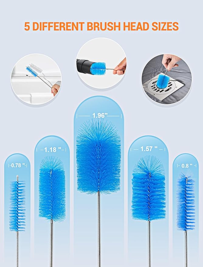 66" Flexible Drain Brush Tool - Image 2