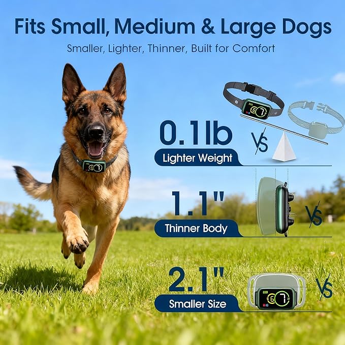 1S Stop Barking Smart Dog Bark Collar, Humane Anti Barking Device - Image 4