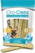 Oral Hygiene Chews for Small Dogs-Enzymatic Dental Treats for Daily Oral Care, Cleans Teeth and Freshens Breath, Reduces Plaque, Bacteria and Tartar Build Up Without Brushing-30 Chews