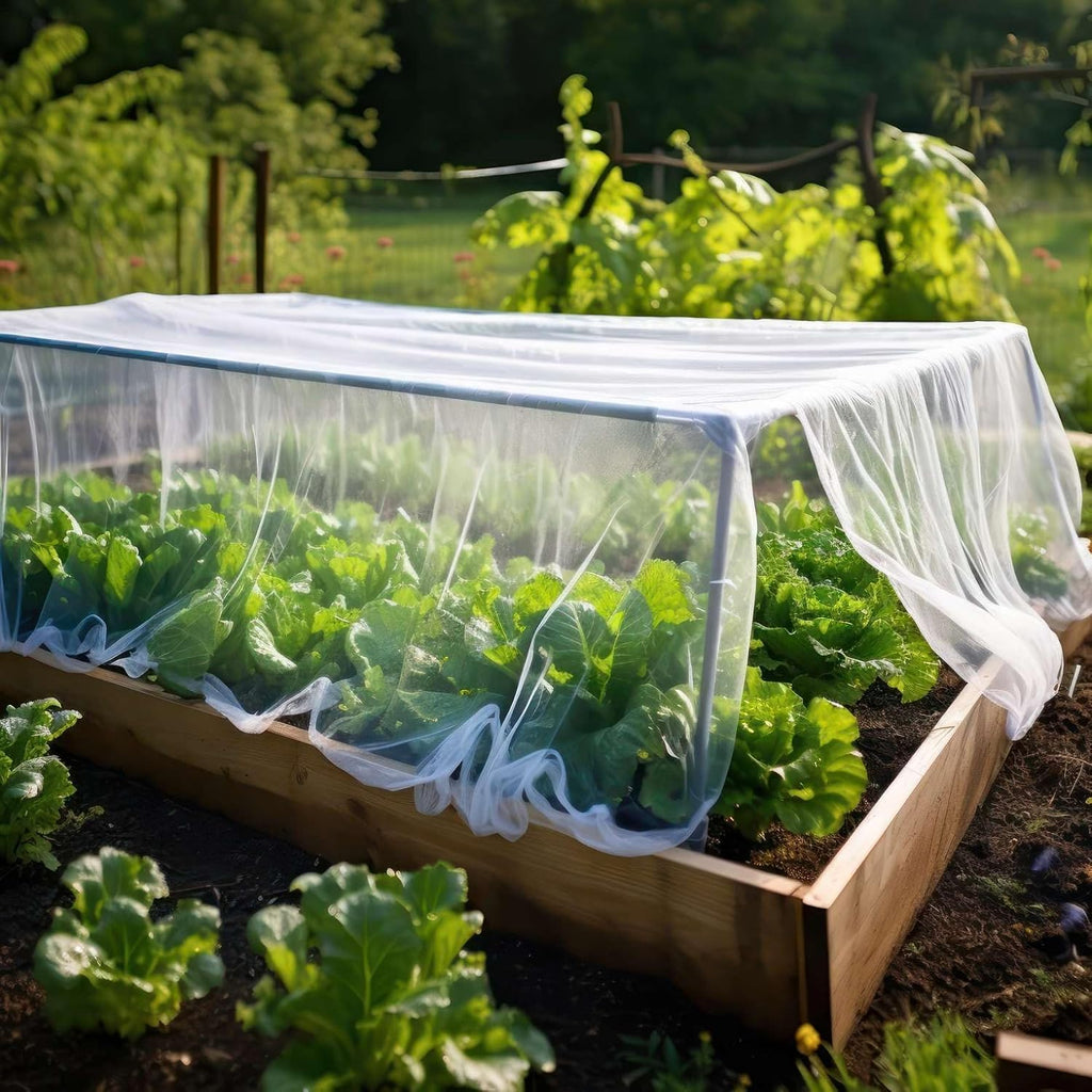 Garden Netting Cover for Bird, Insect & Bug Protection | 10x10 FT Fabric