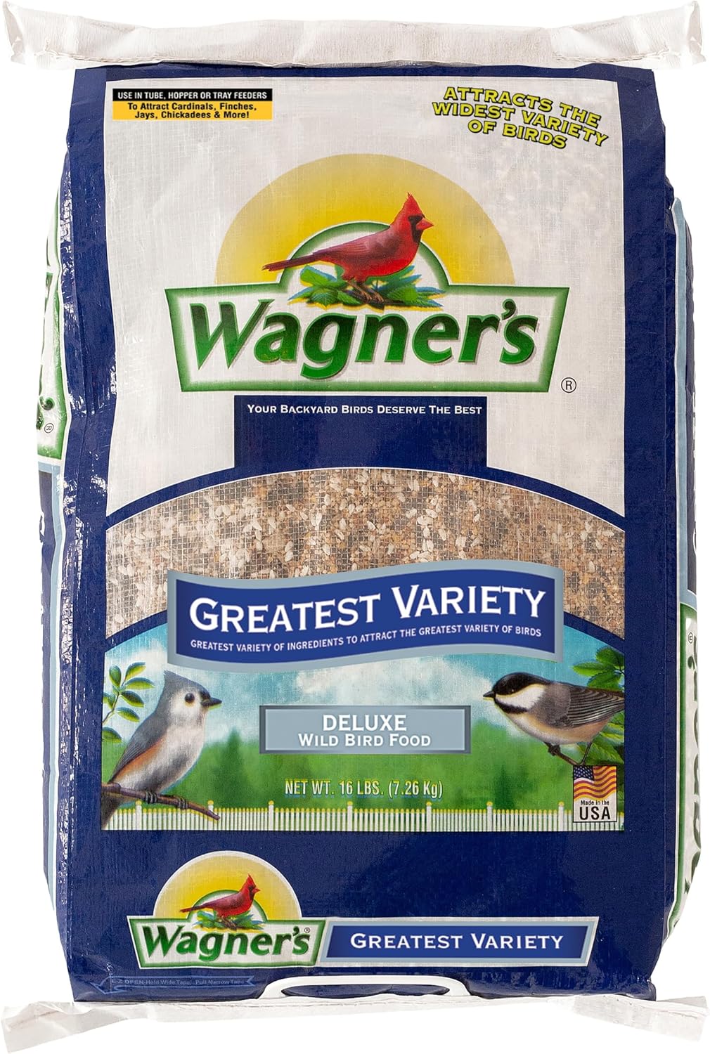 Wagner's 62059 Greatest Variety Blend Wild Bird Food, 16-Pound Bag