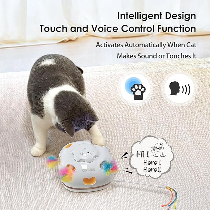 ORSDA Cat Toys, 4 in 1 Interactive Cat Toys - Image 5