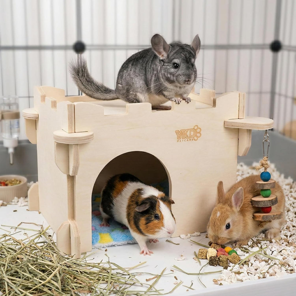 YKD Castle Chinchilla House, Guinea Pig Hideout