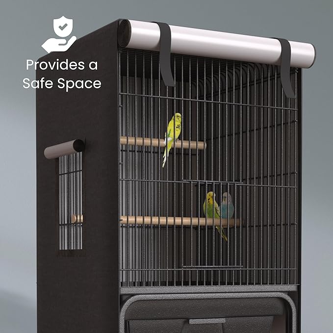 Universal Bird Cage Cover Good Night Blackout Thin Lightweight Breathable Small - Image 5