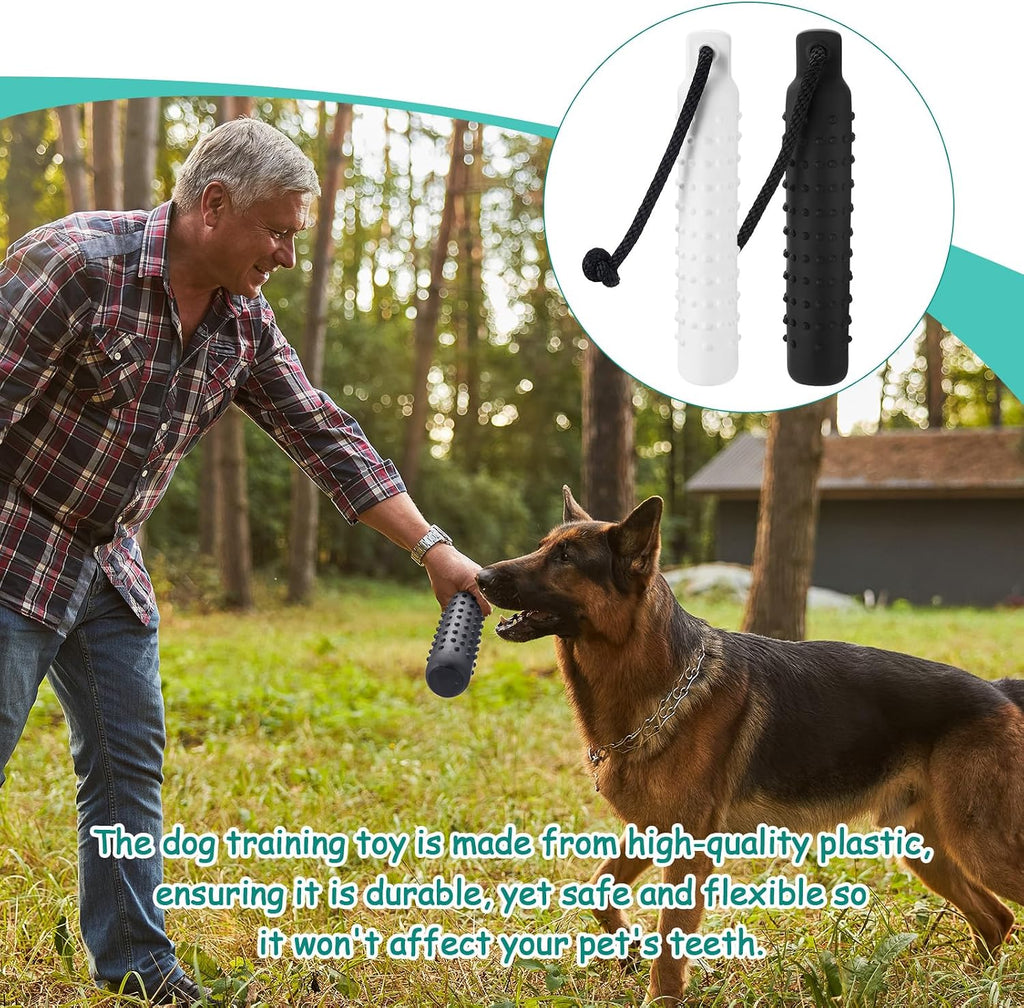 Blueweenly Black,White Dog Bumper Toy Training Dummy, 6 Pcs