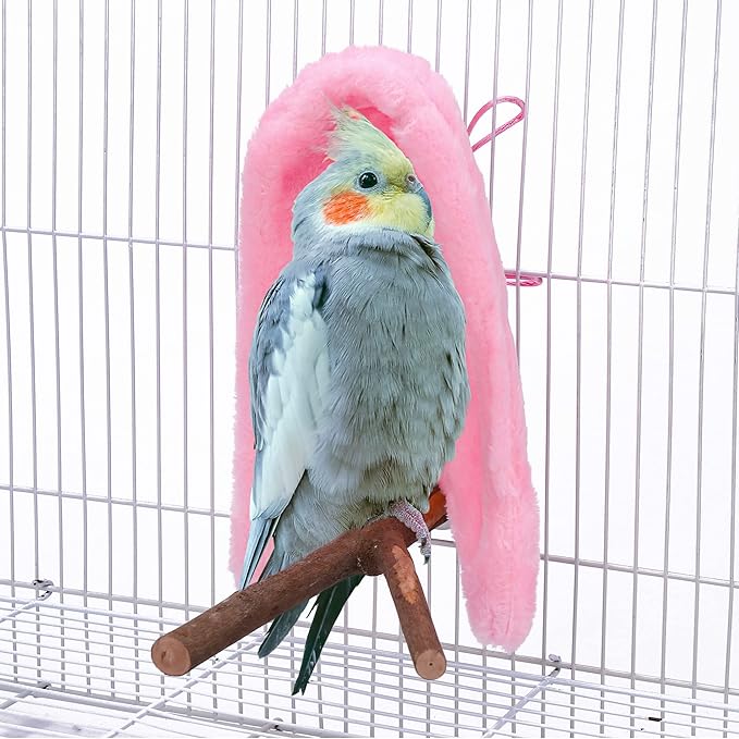 Comfort Corner Fleece Bird Blanket Parrot Cage Snuggle Hut Warm Bird Nest House - Image 3