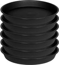 6 Pack 10 inch Plant Saucer, Heavy Duty Plastic Plant Saucers 10 inch Round by Bleuhome