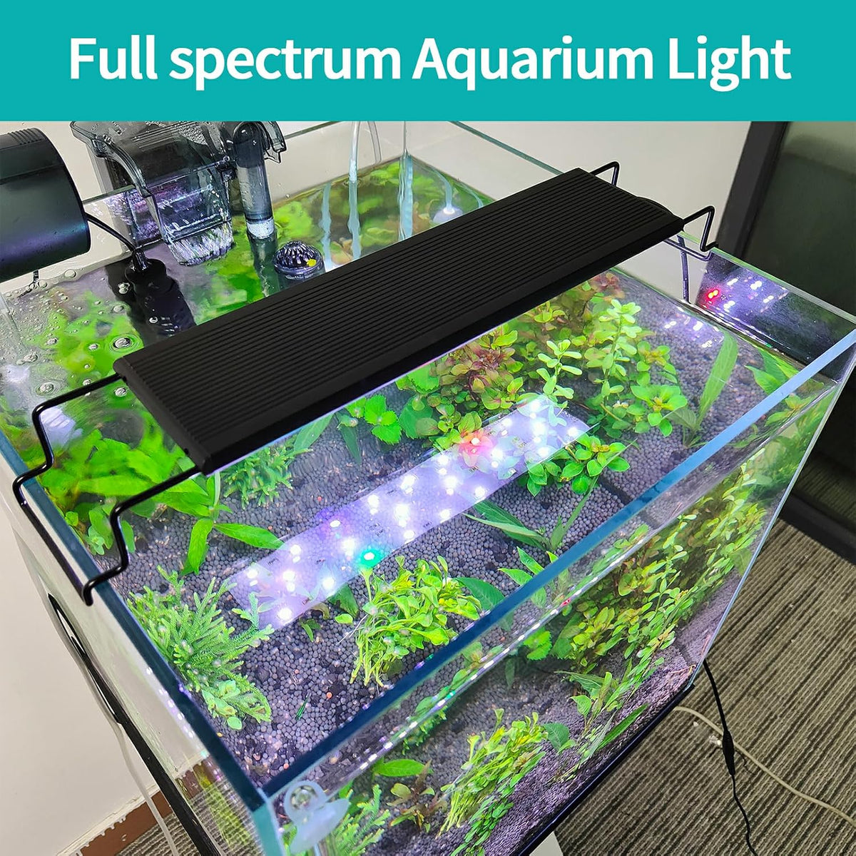 30-35 Inch LED Aquarium Light, Full Spectrum, Timer, Sunrise Sunset, 25W
