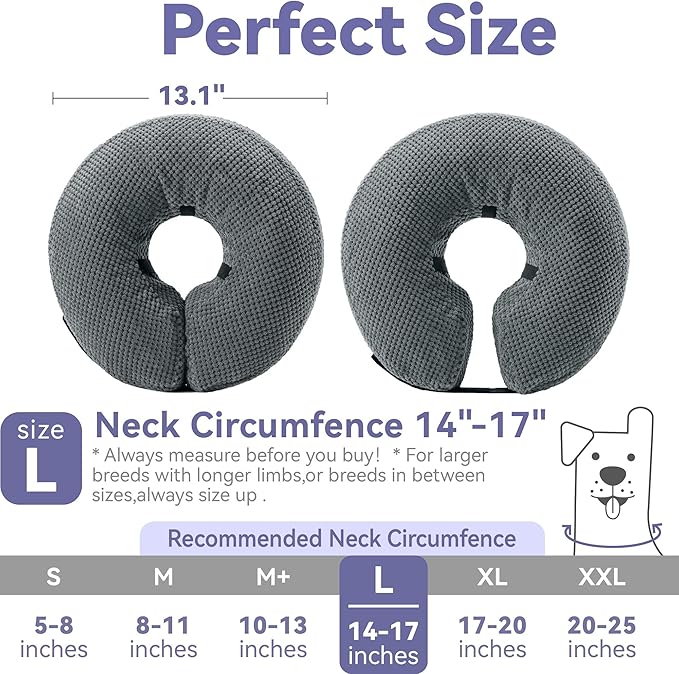 Soft Inflatable Dog Cone Collar Alternative After Surgery - Image 5