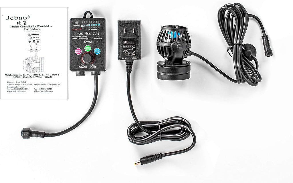 Jebao SOW-3 Wave Maker Flow Pump with Controller