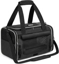 rabbitgoo Cat Carrier Soft with Rollable Flap, Travel Safe for Car Airline