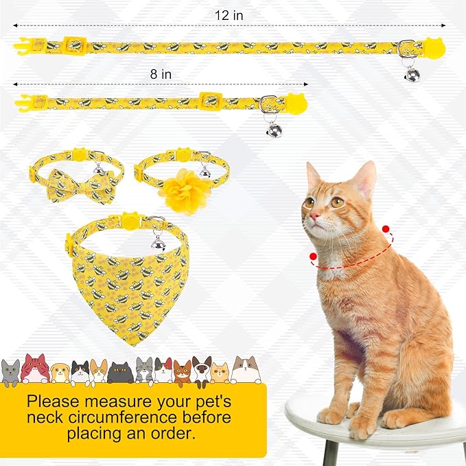 Breakaway Cat Collars with Bell & Cute Pendants - Image 2