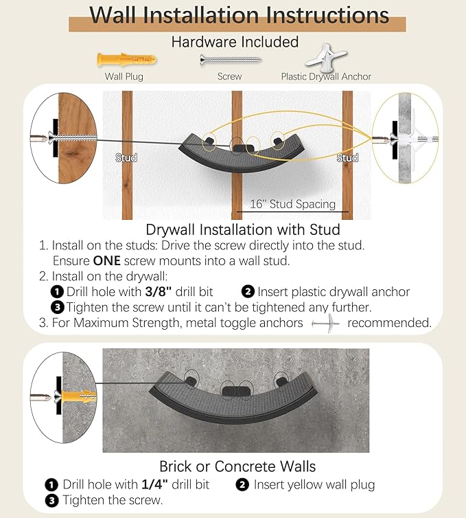 Gray Cat Wall Shelf with Grey Sisal Mat, Curved Cat Bed - Image 7
