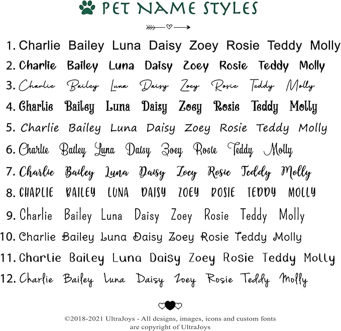Ultra Joys Cat ID Tag Personalized Pet Tags, Durable Stainless Steel Small Pet - Image 8