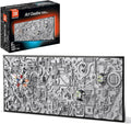 Star Trench 3D Wars Run Wall Art Craft Kit, Micro Brick Framed, Creative by TGBLOCKS
