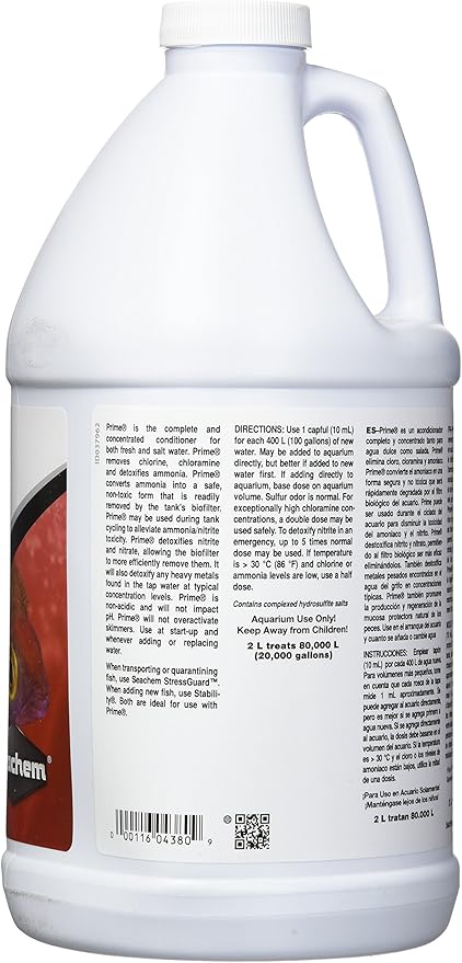 Seachem Prime Fresh and Saltwater Conditioner - Image 3