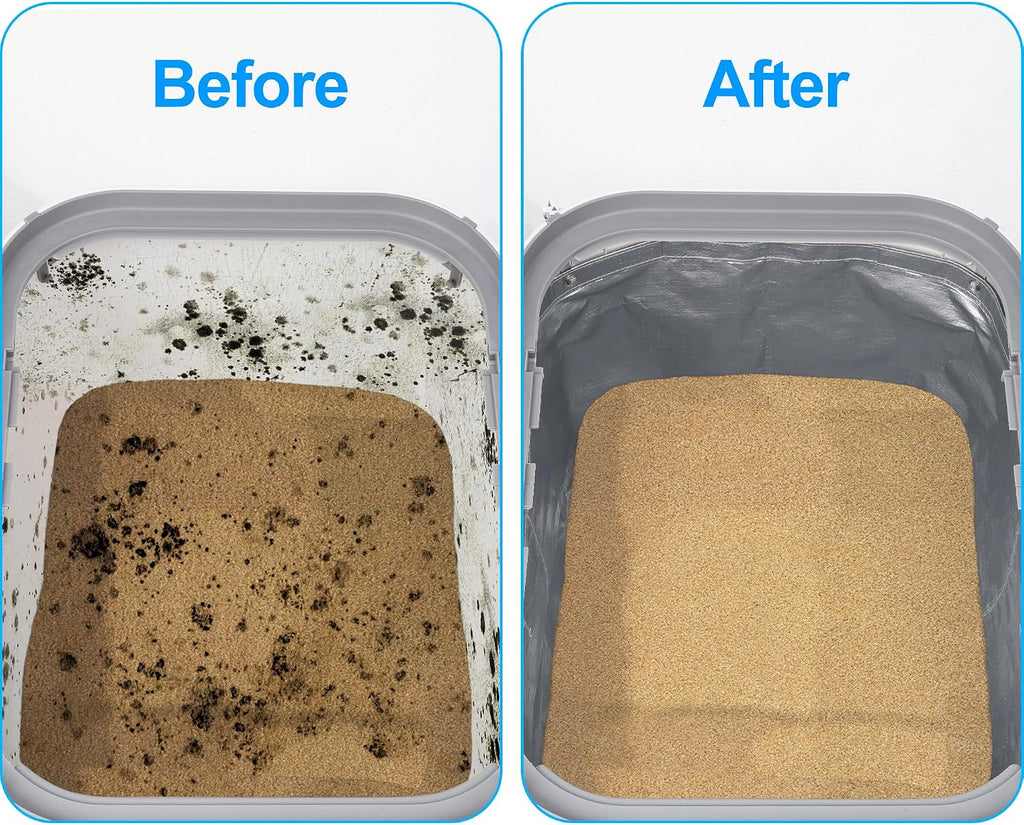 4 Pack Reusable Type D Liners Compatible with Modkat XL Litter Box