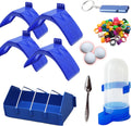 spark future Complete Pigeon Care Starter Kit Accessories Dove Rest Stand Automatic Waterer Feederb Premium Pigeon Perches Leg Bands Artificial Dummy Eggs