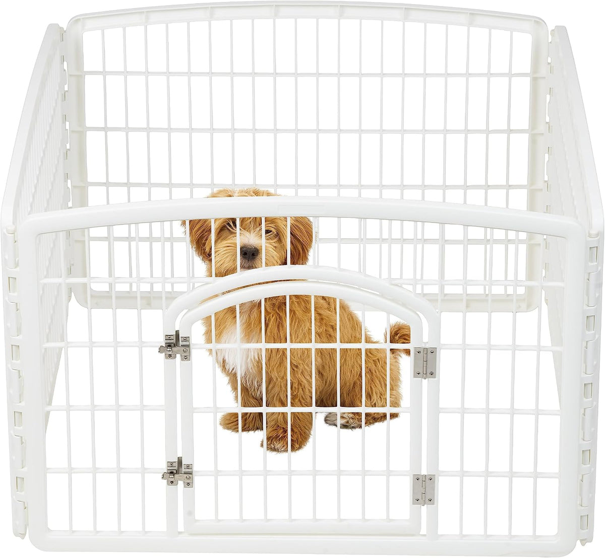 IRIS USA Playpen Cover, Mesh Top, White