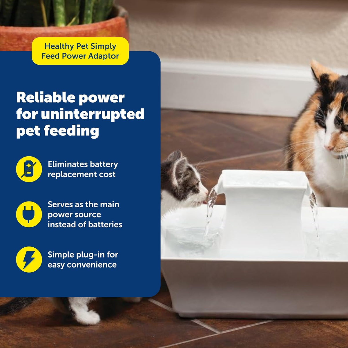 PetSafe Simply Feed Power Adaptor for Automatic Dog and Cat Feeder, Black