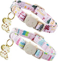 Elegant little tail 2 Pack Cat Collar- Christmas Cat Collars Breakaway by Elegantlittletail