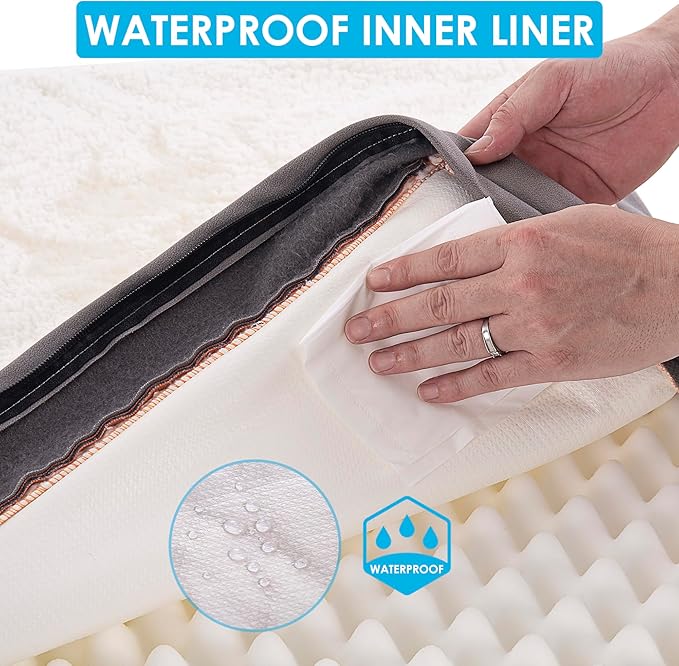 Sunheir Orthopedic Dog Beds for Small Dogs, Waterproof Puppy Bed - Image 3