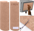 2 Pack Cat Scratch Furniture Protector Trimmable DIY Climbing Scratching for Indoor Couch Protector from Cat Claws, Walls and Tower Replacement (Beige, 15.7’‘ x 78.7'')