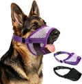 Dog Muzzle 2 Pack,Soft Mesh Muzzle for Small Medium Large Dogs