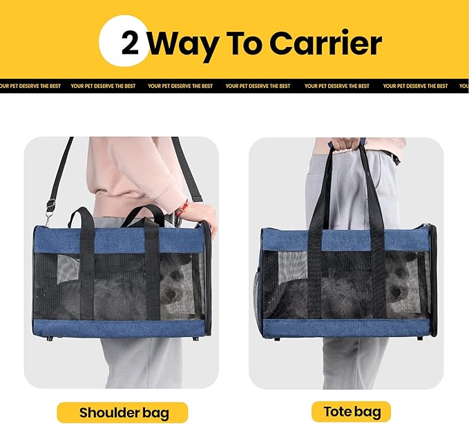 Cat Carrier Airline Approved, Soft-Sided Dog Carrier - Image 6