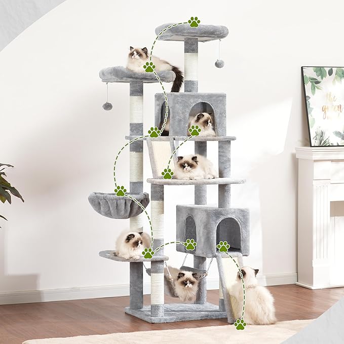 Cat Tree for Indoor Cats, Sturdy Cat Tree House - Image 6