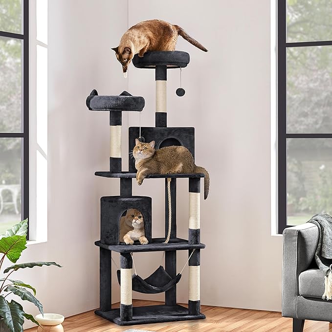 Yaheetech Cat Tree, 70.5in Climbing Tower - Image 2