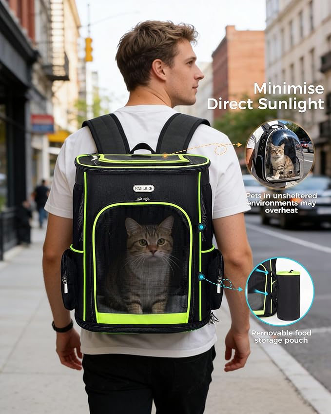 BAGLHER Expandable Cat Carrier Backpacks, Retractable Pet Carrier Backpack - Image 8